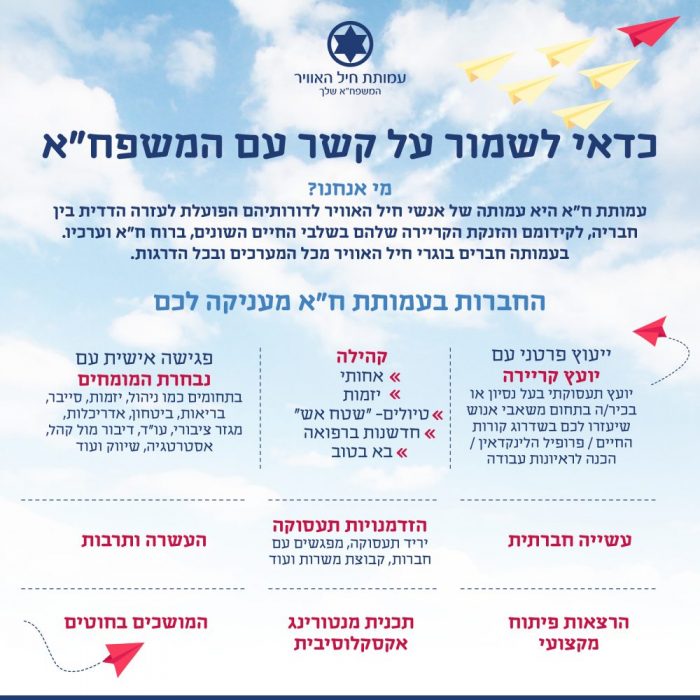 כדאי לשמור על קשר מעודכן